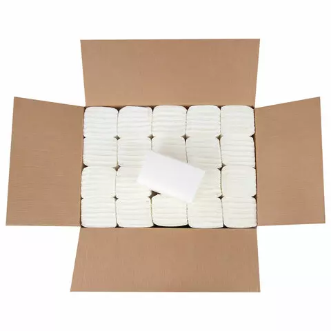 Салфетки бумажные для диспенсера (N4) Laima Premium комплект 20 пачек по 200 шт. 21х165 см. 2-слойные