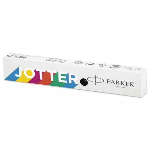 Ручка шариковая PARKER "Jotter Plastic CT" корпус синий ежедневник А5 синий пакет
