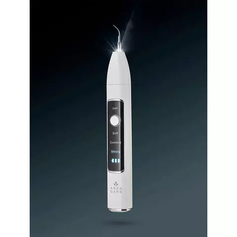 Ультразвуковой скалер ASIACARE S501 портативный LED-подсветка 3 режима 2 насадки белый