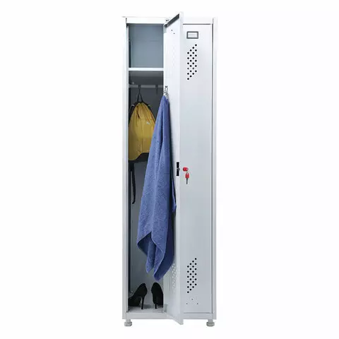 Шкаф медицинский для одежды HILFE "МД 2 ШМ-SS" 1900х575х500 мм. белый