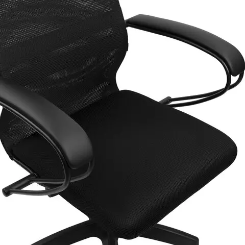Кресло офисное BRABIX PREMIUM "Ultimate EX-800" пластик плотная двойная сетка Х2 черное