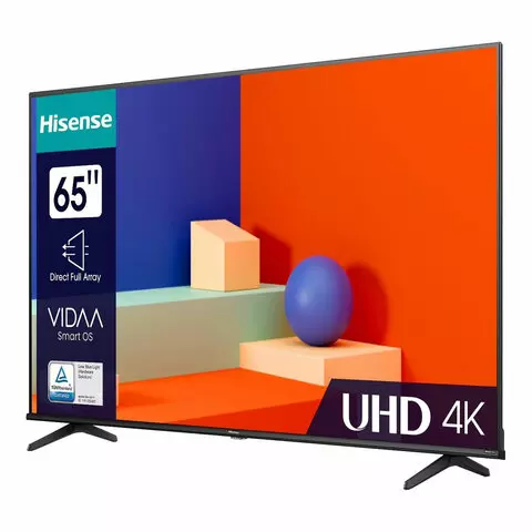 Телевизор HISENSE 65A6K 65" (164 см.) 3840x2160 4K 16:9 SmartTV Wi-Fi черный