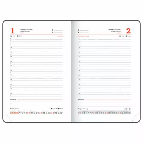 Ежедневник датированный 2025, А5, 150x213 мм, BRAUBERG "Up", под кожу, софт-тач, держатель для ручки, серый, 115843