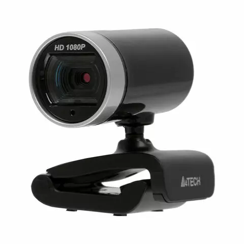 Веб-камера A4TECH PK-910H, 2 Мп, микрофон, USB 2.0, регулируемый крепеж, черная, 695255