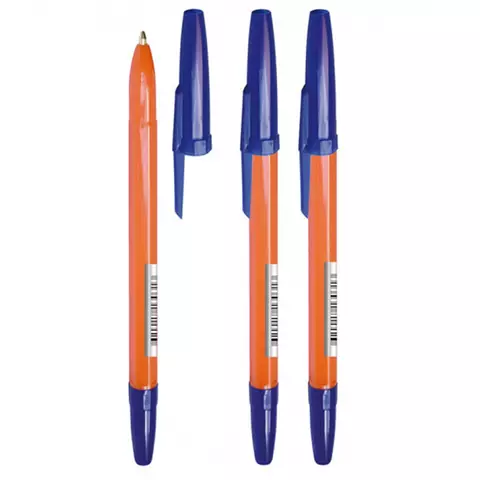 Ручка шариковая Стамм. "Оптима Orange" синяя 10 мм.