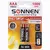Батарейки аккумуляторные комплект 2 шт. Sonnen AAA (HR03) Ni-Mh 1000 mAh
