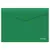 Папка-конверт на кнопке Berlingo "City Style" А4 200 мкм. непрозрачная зеленая