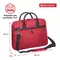Сумка деловая Brauberg с отделением для ноутбука 156" "Dialog" 3 кармана красная 40х30х7 см.