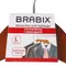 Вешалка-плечики размер 48-50 деревянная анатомическая перекладина цвет вишня Brabix "Люкс"