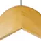 Вешалка-плечики размер 48-50 деревянная анатомическая перекладина цвет сосна Brabix "Люкс"