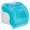 Диспенсер для бытовой туалетной бумаги Laima тонированный голубой