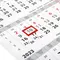 Календарь квартальный 2023 г. 3 блока 1 гребень с бегунком офсет "SOFT PURR" Brauberg