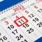 Календарь квартальный на 2023 г. 3 блока 3 гребня с бегунком мелованная бумага "BRIDGE" Brauberg