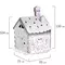Картонный игровой развивающий домик-раскраска "Развивающий" высота 130 см. Юнландия