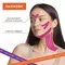 Кинезио тейп/лента для лица и тела омоложение и восстановление 5 см. х 5 м. розовый Daswerk
