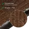 Коврик входной ворсовый влаго-грязезащитный Laima 120х150 см. ребристый толщина 7 мм. коричневый