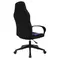 Кресло компьютерное Brabix "Alpha GM-018" ткань/экокожа черное/синее