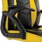 Кресло компьютерное Brabix "Shark GM-203" экокожа черное/желтое