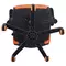 Кресло компьютерное Brabix "Storm GM-006" регулируемые подлокотники экокожа черное/оранжевое