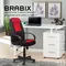 Кресло офисное Brabix "City EX-512" ткань черная/красная TW