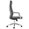 Кресло офисное Brabix Premium "Jazz EX-757" синхромеханизм алюминий экокожа серое