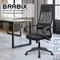 Кресло офисное Brabix Premium "Stalker EX-608 PL" ткань-сетка/кожзам черное