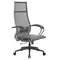 Кресло офисное Метта "К-7" пластик прочная сетка сиденье и спинка регулируемые черное