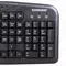 Набор проводной Sonnen KB-S110 USB клавиатура 116 клавиш мышь 3 кнопки 1000 dpi черный/серебристый