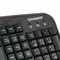 Набор проводной Sonnen KB-S110 USB клавиатура 116 клавиш мышь 3 кнопки 1000 dpi черный/серебристый