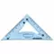 Набор чертежный малый гибкий Юнландия "FLEX" (линейка 15 см. 2 треугольника транспортир) пенал