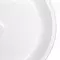 Одноразовые тарелки десертные комплект 100 шт. пластик d=165 мм. стандарт белые ПП холодное/горячее Laima