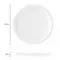 Одноразовые тарелки плоские комплект 100 шт. пластик d=220 мм. "стандарт" белые ПП холодное/горячее Laima