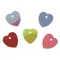 Пайетки для творчества "Сердце" яркие цвет ассорти 5 цветов 10 мм. 20 грамм. Остров cокровищ