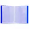 Папка 20 вкладышей Brauberg "Neon" 16 мм. неоновая синяя 700 мкм.