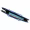 Папка на молнии пластиковая с ручками Brauberg А4 350х270х45 мм. фактура бисер синяя