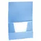 Папка на резинках Brauberg "Office" голубая до 300 листов 500 мкм.
