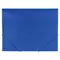 Папка на резинках Brauberg "Office" синяя до 300 листов 500 мкм.