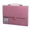 Папка-портфель пластиковая Brauberg А4 (327х254х30 мм.) 13 отделений розовая