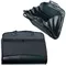 Папка-портфель пластиковая Brauberg А4+ (375х305х60 мм.) 4 отделения 2 кармана на молнии черный