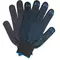 Перчатки хлопчатобумажные комплект 5 пар 10 класс 40-42 г. 116 текс ПВХ точка Laima Люкс черные