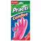Перчатки хозяйственные латексные хлопчатобумажное напыление разм L (средний) розовые Paclan "Practi Comfort"