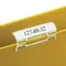 Подвесные папки А4 (350х245 мм.) до 80 листов комплект 10 шт. желтые картон Brauberg (Италия)