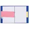 Разделители листов (полосы 240х105 мм.) картонные комплект 100 шт. розовые Brauberg