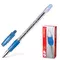 Ручка шариковая с грипом Stabilo "Bille" синяя корпус прозрачный узел 07 мм.