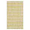 Стразы самоклеящиеся "Круглые" цвет золото 6 мм. 247 шт. на подложке Остров cокровищ