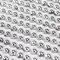 Стразы самоклеящиеся "Круглые" цвет серебро 4 мм. 476 шт. на подложке Остров cокровищ