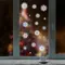 Украшение для окон и стекла Золотая Сказка "Цветные снежинки 4" 30х38 см. ПВХ