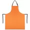 Фартук защитный из винилискожи КЩС объем груди 116-124 рост 164-176 оранжевый Грандмастер