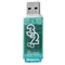 Флеш-диск 32 GB Smartbuy Glossy USB 2.0 зеленый