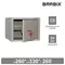 Шкаф металлический для документов Brabix "KBS-01" 260х330х260 мм. 55 кг. сварной